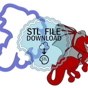 STL Digital Download Cookie Cutter - Dragon