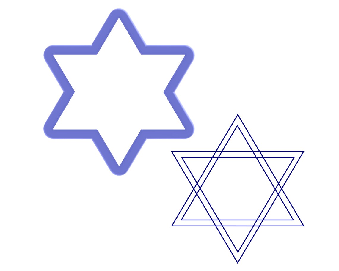 Star of David Cookie Cutter - Etsy