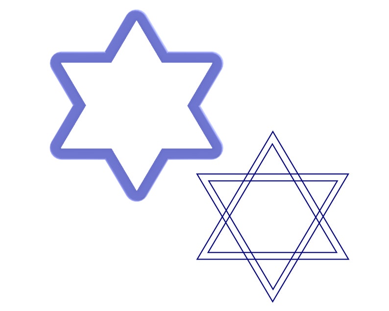Star of David Cookie Cutter - Etsy
