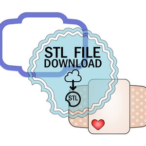 STL Digital Download Cookie Cutter - Cortador de galletas de ayuda de banda