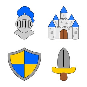 Knight Cookie Cutter Set