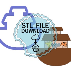 STL Digital Download Cookie Cutter - Ark Cookie Cutter