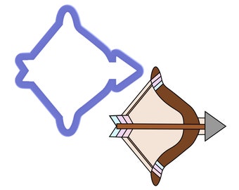 Bow and Arrow Cookie Cutter