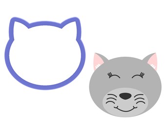 Cat Face Cookie Cutter