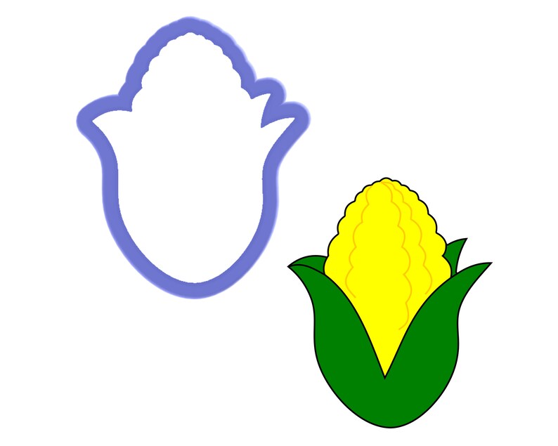 Ear Of Corn Cookie Cutter Etsy