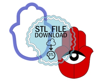 STL Digital Download Cookie Cutter - Hamsa