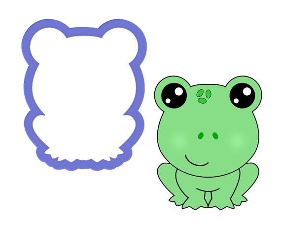 Frog Sitting Cookie Cutter - Etsy Canada Frog Sitting Cookie Cutter - Etsy Canada