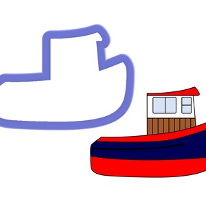 Tug Boat #2 Cookie Cutter