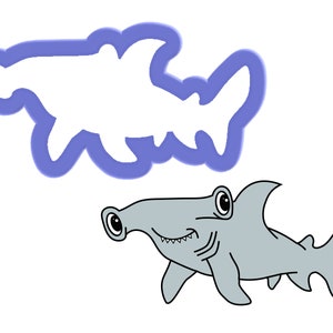Hammerhead Shark Cookie Cutter