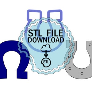 STL Digital Download Cookie Cutter - Herradura - Omega