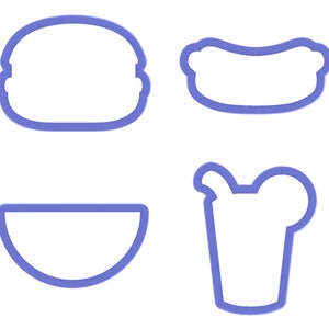 Summer BBQ Food Cookie Cutter Set image 2