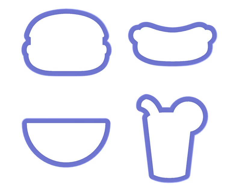 Summer BBQ Food Cookie Cutter Set image 2