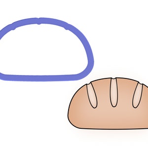 Loaf of Bread Cookie Cutter