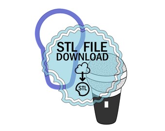 STL Digital Download Cookie Cutter - Micrófono