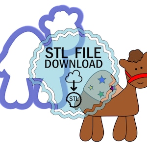 STL Digital Download Cookie Cutter - Camel