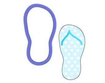Flip Flop (Sandal) Cookie Cutter
