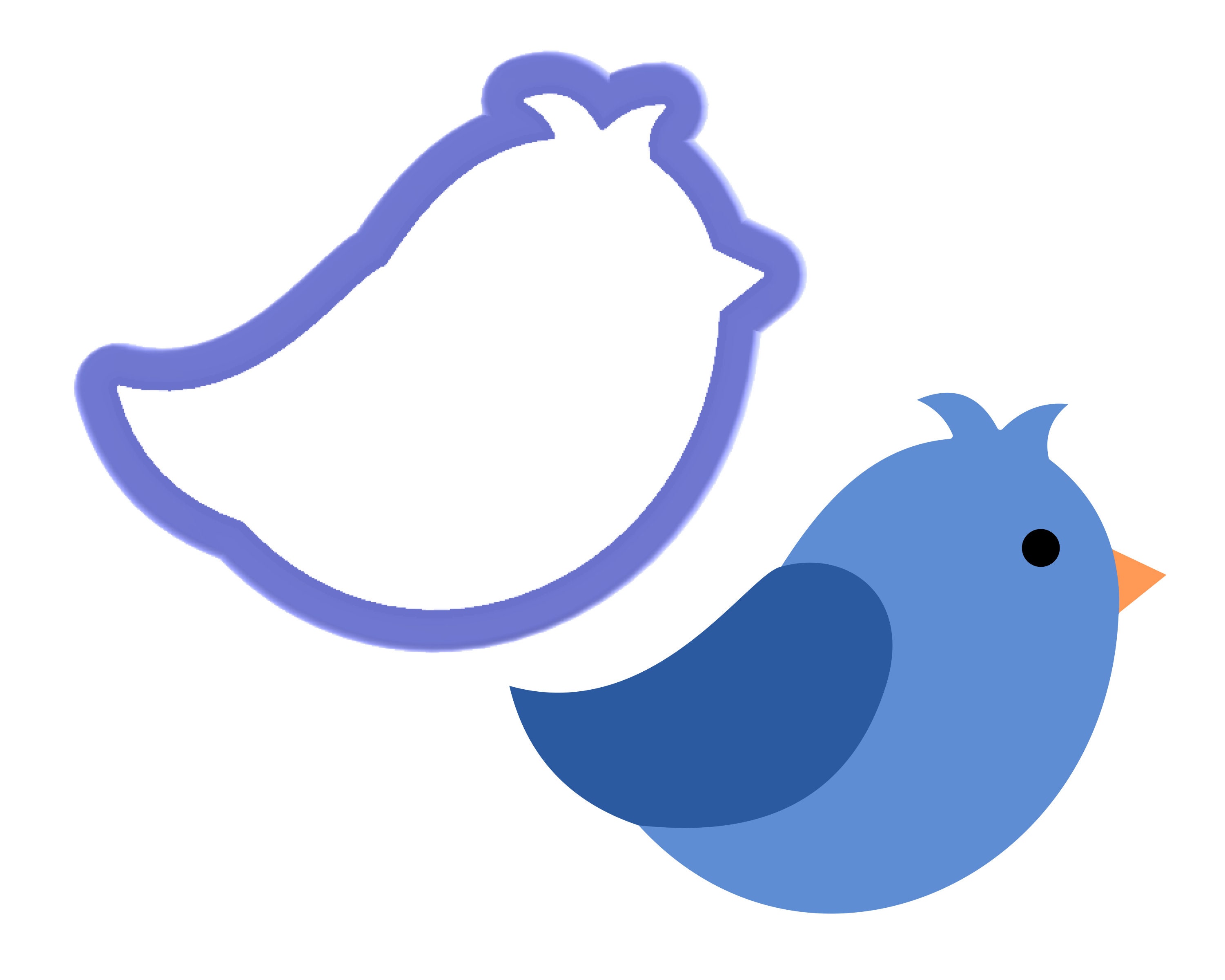 STL Digital Download Cookie Cutter - Bird - Etsy
