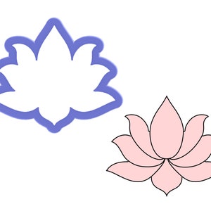 Lotus Flower Cookie Cutter