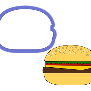Hamburger Cookie Cutter