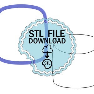 STL Digital Download Cookie Cutter - Marshmallow