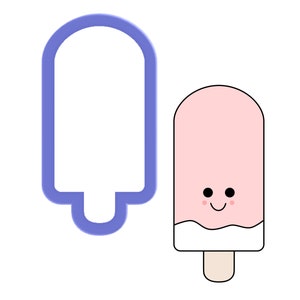 Popsicle #1 Cookie Cutter