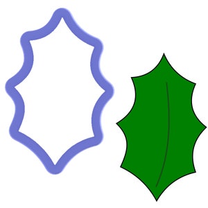 Holly Leaf Cookie Cutter