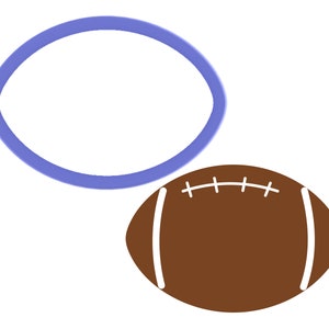Football Cookie Cutter