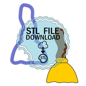 STL Digital Download Cookie Cutter - Broom