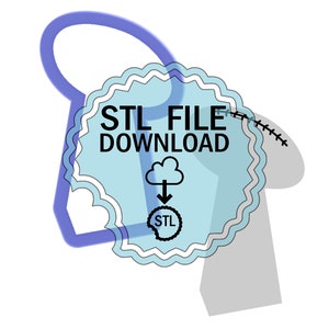 STL Digital Download Cookie Cutter - Football Trophy