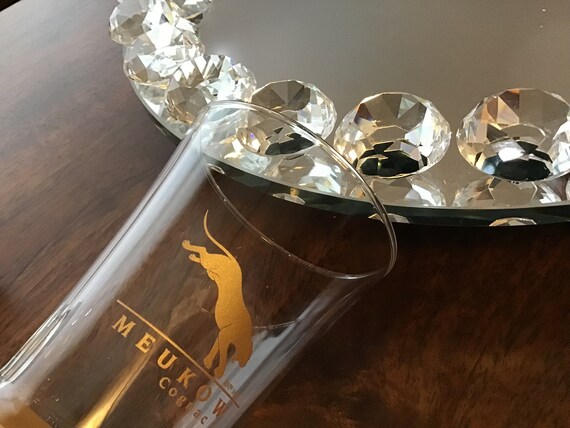 Vintage Meukow Cognac Flared Highball Glasses With Gold Puma and Gold Trim Etsy Ireland