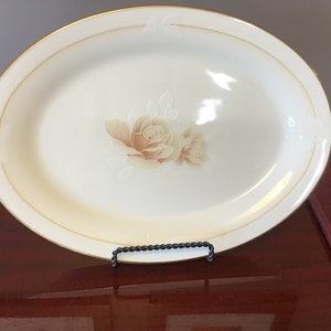 Noritake Devotion Ivory China 12 Inch Oval Serving Platter