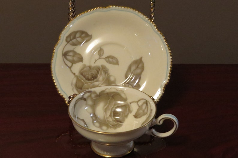 Vintage Castleton China Gloria Pattern Hand Painted Demitasse Etsy