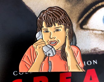 Hello Sidney - Soft Enamel Pin - SCREAM Wes Craven - Sidney Prescott Horror Pin