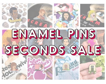 SALE: SECONDS PINS - 50% off Discounted Enamel Pins - Special Offered B-Grade Pins - Soft Enamel Pins