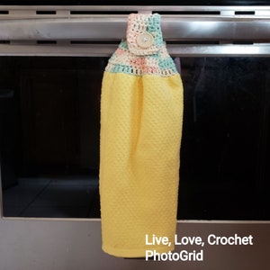 Kitchen Towel Topper - Yellow everyday towel