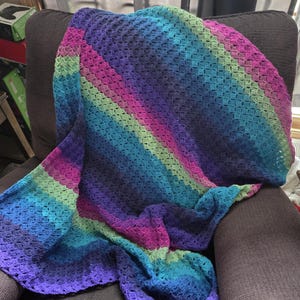 Soft Acrylic Baby Blanket, Child, Throw, rainbow