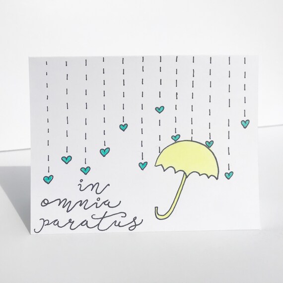 Gilmore Girls Card Encouragement Card In Omnia Paratus Etsy Gilmore Girls Card Encouragement Card In Omnia Paratus Etsy