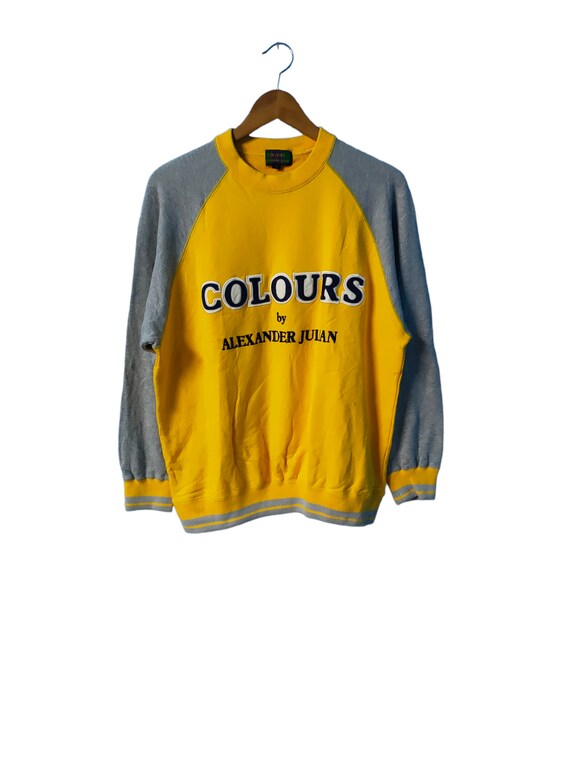 Rare!!! Vintage COLOURS alexander julian sweatshirt c… - Gem