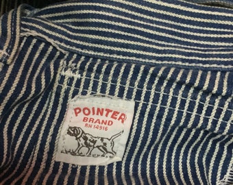 Rare!!vintage 80s POINTER BRAND jeans workwear made in usa