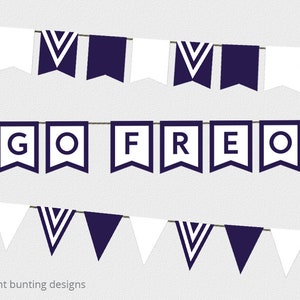 AFL Bunting Fremantle Dockers Decorations - AFL Grand Final Decorations - Fremantle Dockers AFL - Printable Bunting Design - Afl football
