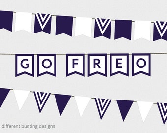 Fremantle Dockers Bunting: AFL Grand Final Decorations (Printable PDF)