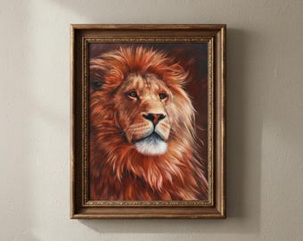 ホームデコレーション、ウォールアート、オリジナルライオンアート