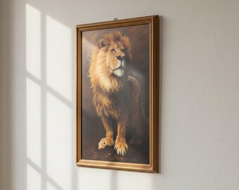 最高のライオンの絵、野生のライオン、ライオンのアート、大きな