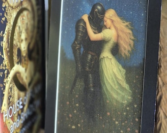 FANTASY ROMANCE theme Art, moon & stars Inspired Print, book merch decor, bookshelf accessories, medieval style