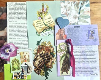 Coffret cadeau MAIL CLUB – Club de lecture April Fairytale | Impressions, autocollants, fournitures de scrapbooking, accessoires fantaisistes de journalisation des fées