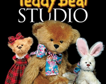 Teddy Bär Schnittmuster Buch - Teddy Bear Studio von Ted Menten Traditionelle Bärenherstellung + Schnittmuster in Originalgröße, um Heirloom Mohair Bären zu machen