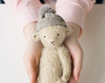 Teddybär Schnittmuster für einen traditionellen, Mohair, Splint, Glas Augen, Künstlerbär - Fabrice 23 cm