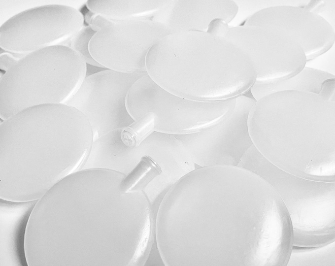 Toy Squeaker Pillows, Plastic Sound Inserts for Crafts, Dog Toys, Teddy Bears (4cm Diameter)