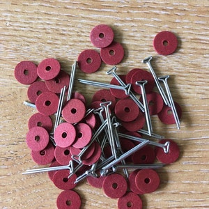 Cotter pin joints for mohair teddy bears and dolls T-head Sizes 6mm, 8mm, 10mm, 12mm & 15mm 1/4 5/7 Quality British 5, 25 or 50 Packs image 4