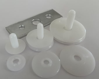 Safety Joints Plastic teddy bears, dolls, plush toys - EN71-3 REACH - sizes 16mm, 20mm, 25mm, 35mm, 45mm, 55mm & 65mm - various pack sizes